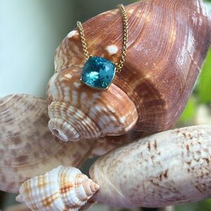 Spartina 449 Be Healed Sea Glass Pendant Necklace